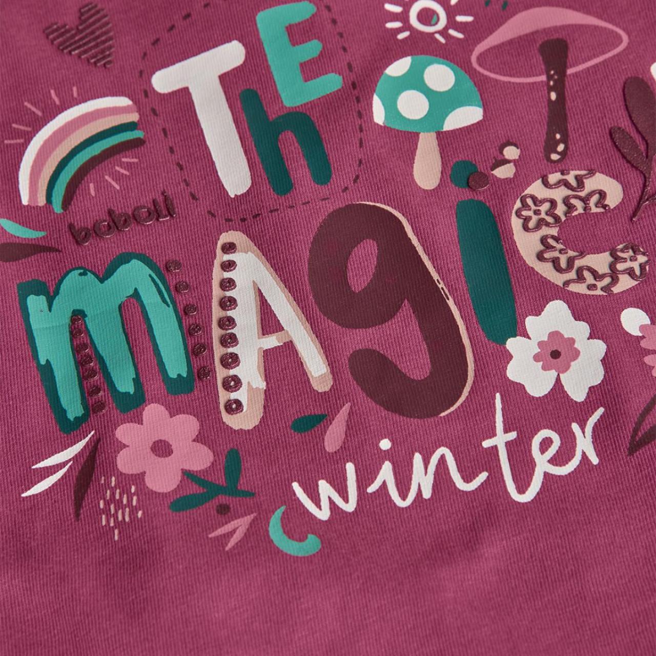 Μπλούζα μακό κορίτσι Boboli-232142-3944-Purple φωτογραφία