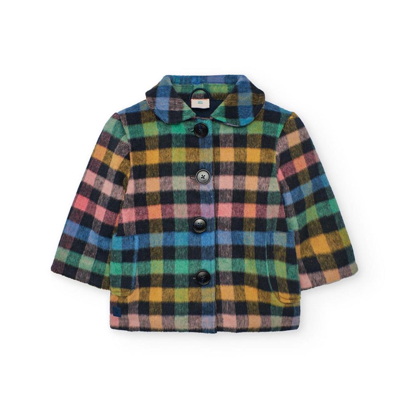 BOBOLI Παλτό καρό κορίτσι Boboli-202183-9749-Multicolor