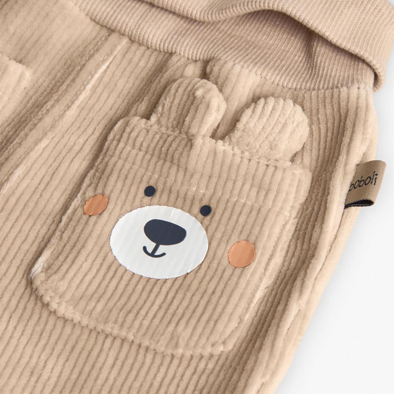 Σετ μπεμπέ φούτερ αγόρι Boboli-122151-1111-Ecru φωτογραφία