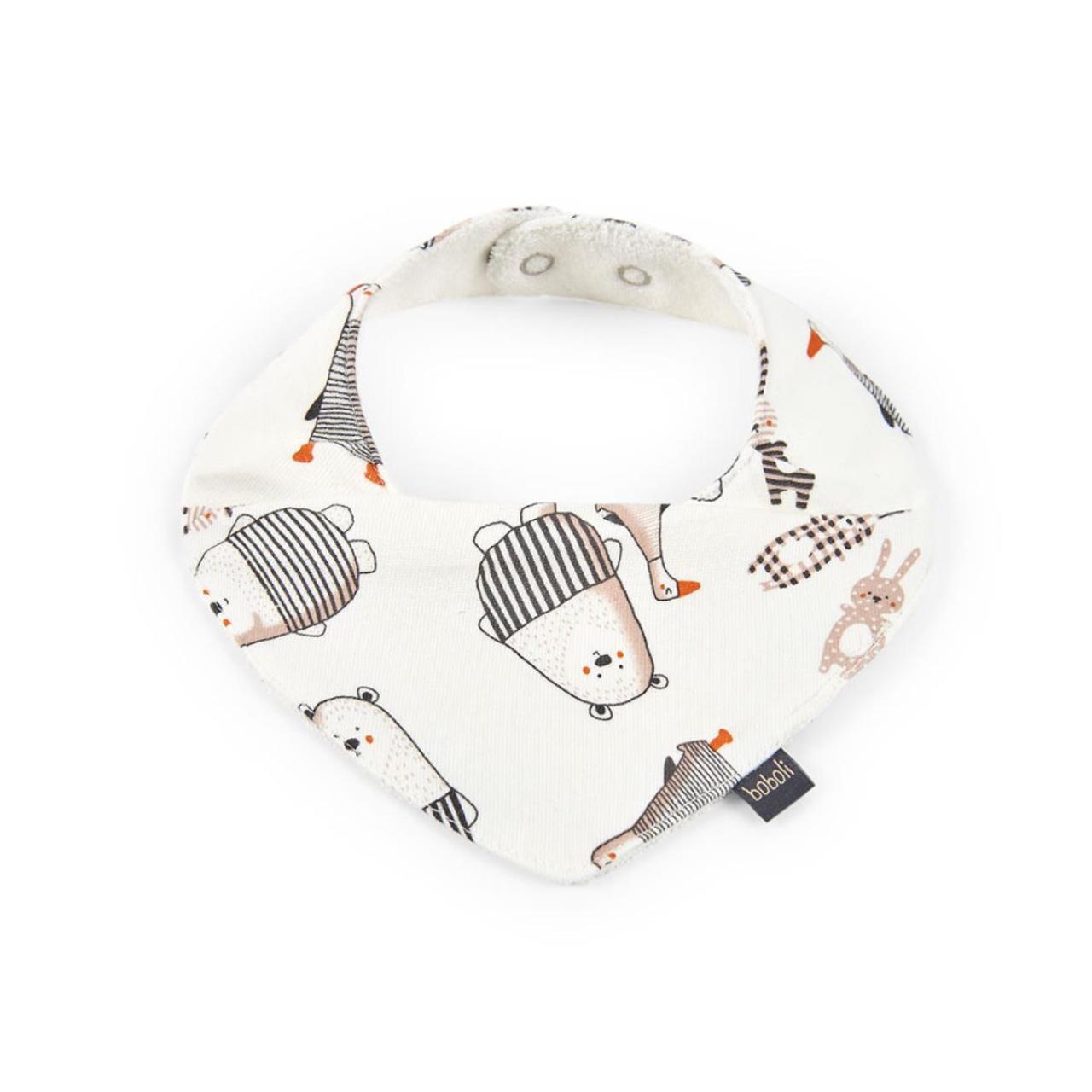 Σαλιάρες μπεμπέ 2 τεμ. unisex Boboli-122117-9689-Anthracite φωτογραφία