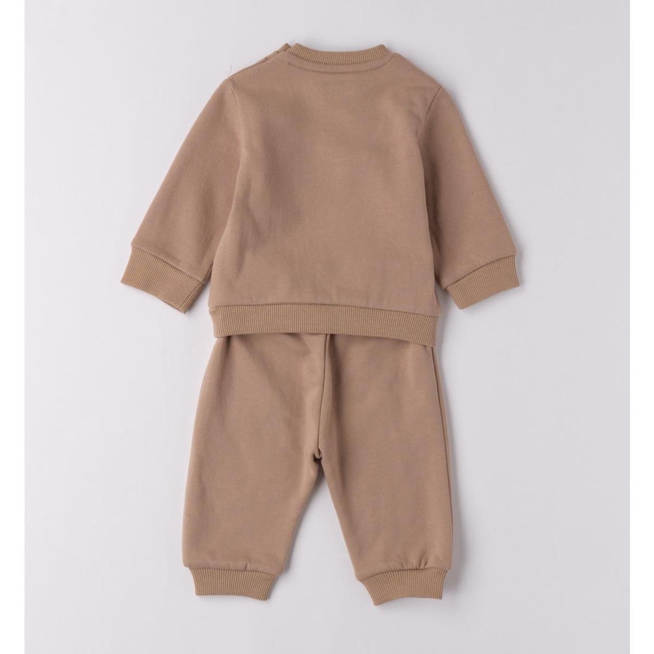 Σετ φόρμα φούτερ μπεμπέ αγόρι I DO-4.F014-0928-Beige φωτογραφία