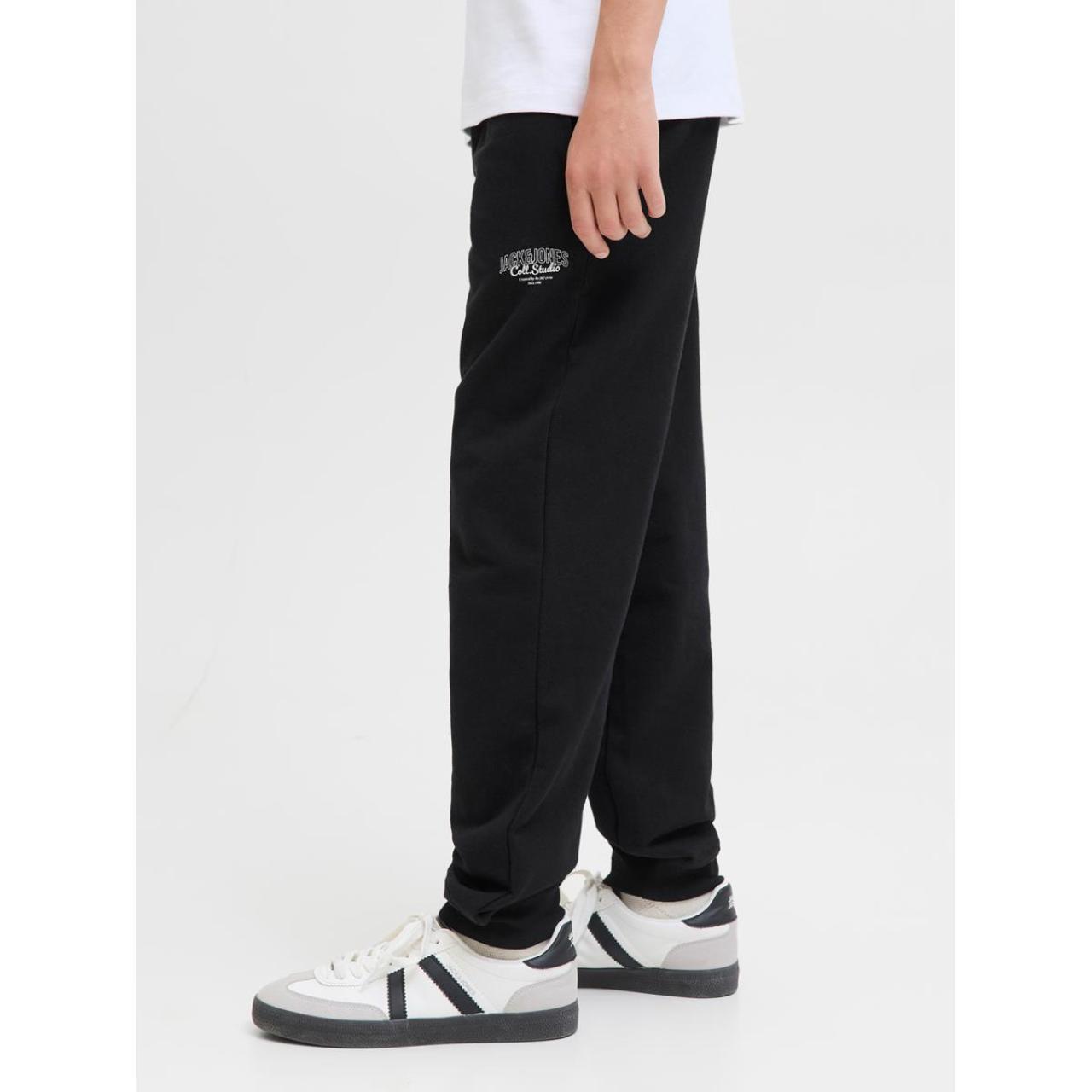 Παντελόνι φούτερ αγόρι JACK & JONES-12279624-Black φωτογραφία