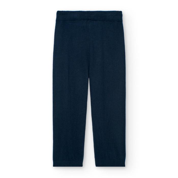 Παντελόνα πλεκτή κορίτσι Boboli-412063-2440-Navy