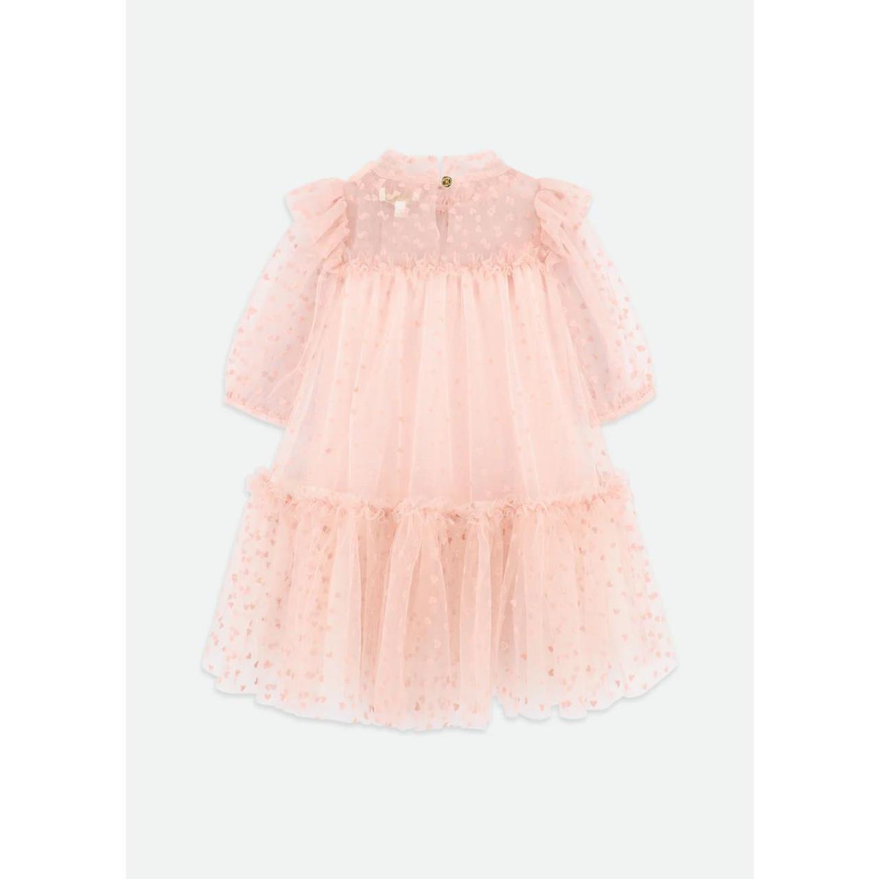 Φόρεμα τούλι κορίτσι Angel's Face-Myrtle Flock Hearts-Blush Pink φωτογραφία