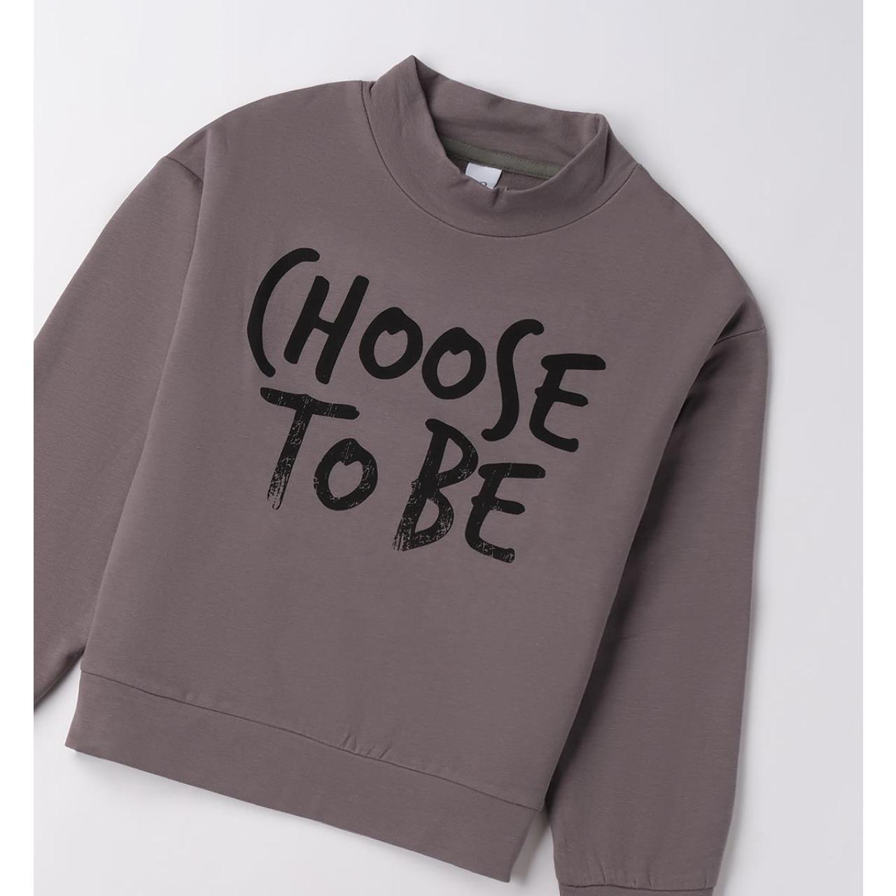 Μπλούζα φούτερ κορίτσι I DO-4.F886-0564-Grey