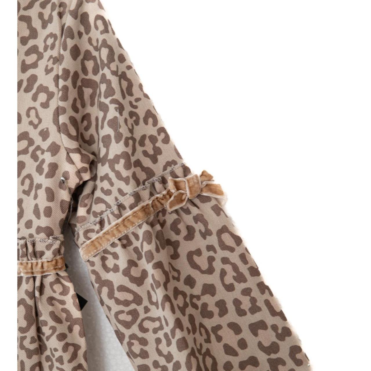 Φόρεμα υφασμάτινο κορίτσι Restart-25/10442-Beige φωτογραφία