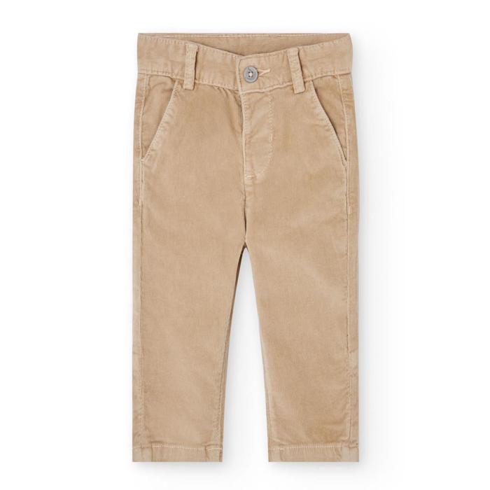 Παντελόνι κοτλέ chino αγόρι Boboli-712033-7443-Beige
