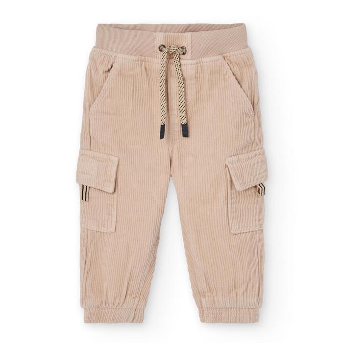 Παντελόνι κοτλέ αγόρι Boboli-312028-7441-Beige