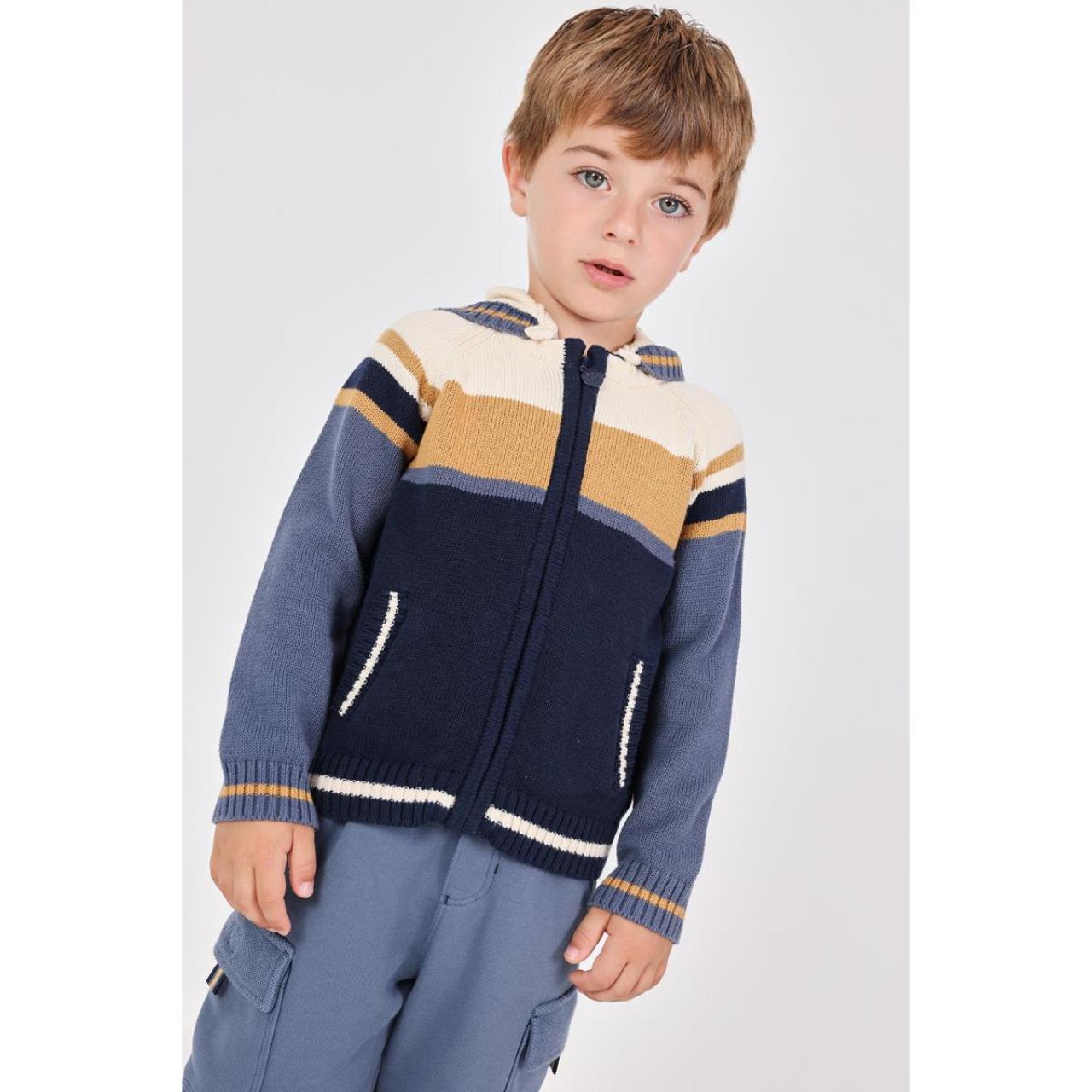 Ζακέτα πλεκτή αγόρι Boboli-302117-7442-Beige φωτογραφία