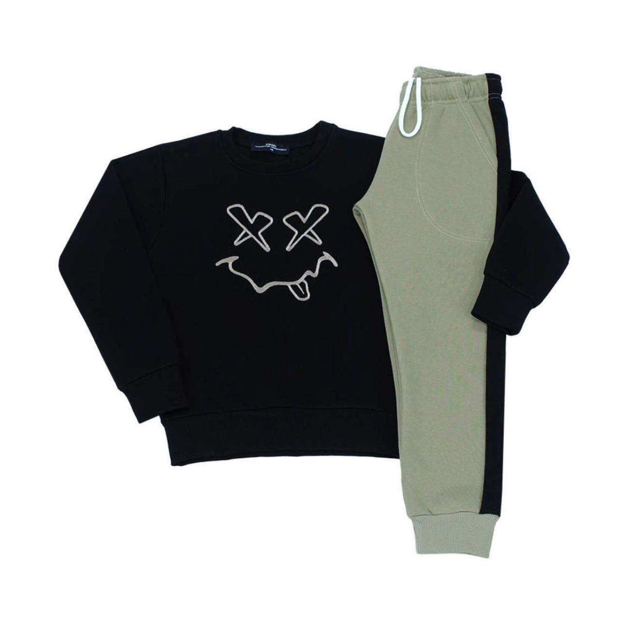 Σετ φόρμα φούτερ αγόρι Prod-6635255-Black