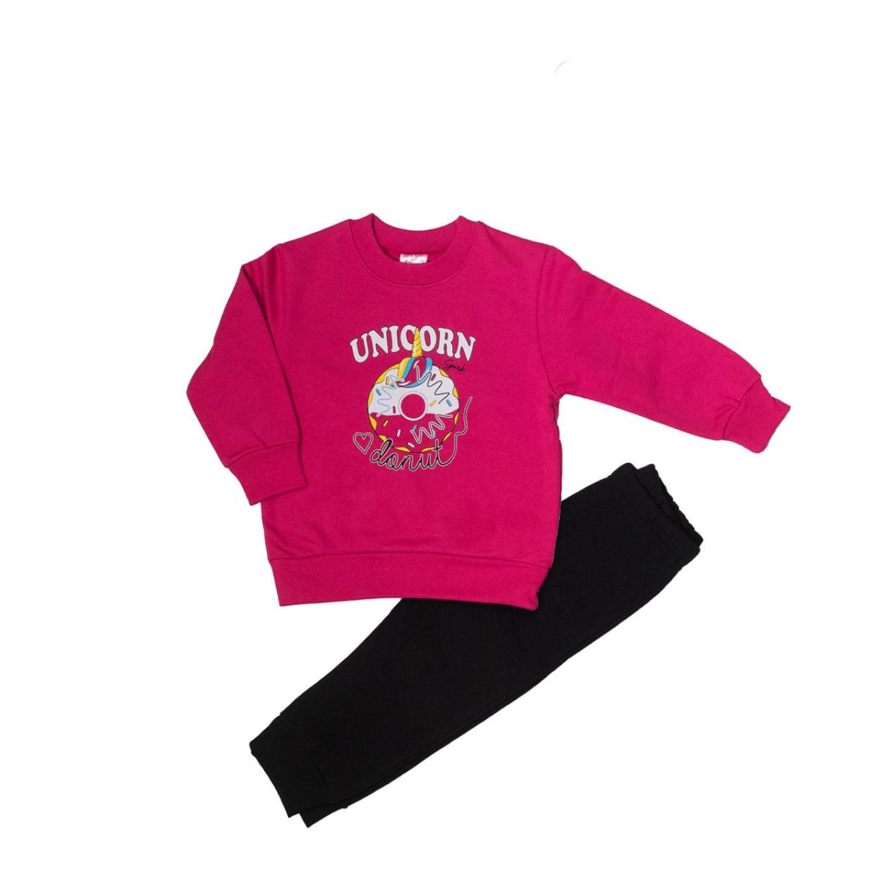 Σετ φόρμα φούτερ κορίτσι Spark-4600-Fuchsia