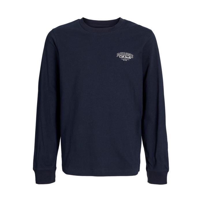 Μπλούζα μακό αγόρι JACK & JONES-12279650-Sky Captain
