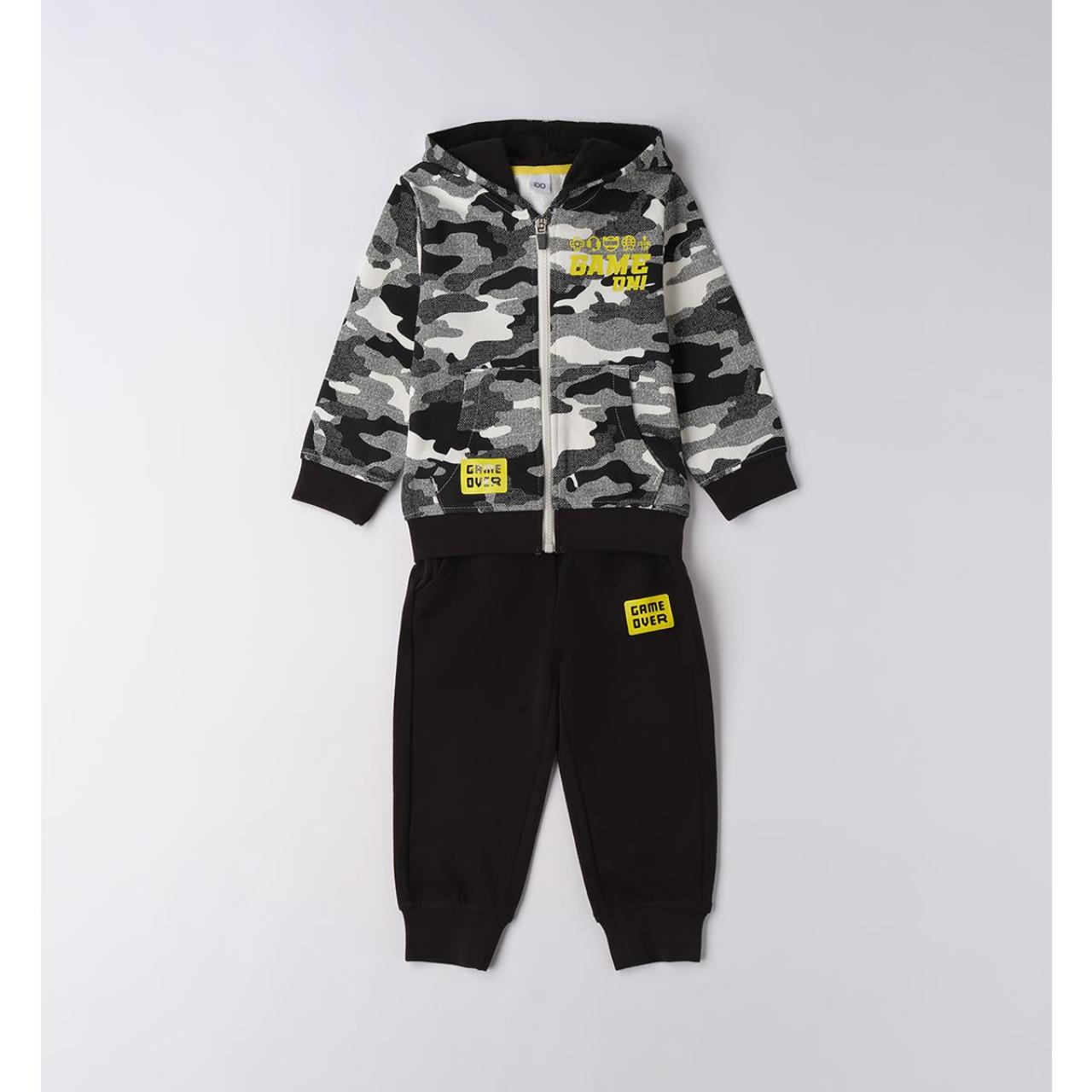 Σετ φόρμα φούτερ αγόρι i DO-4.F710-6BRM-Black