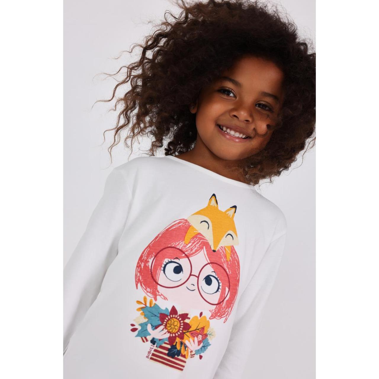 Μπλούζα μακό κορίτσι Boboli-292081-1111-White