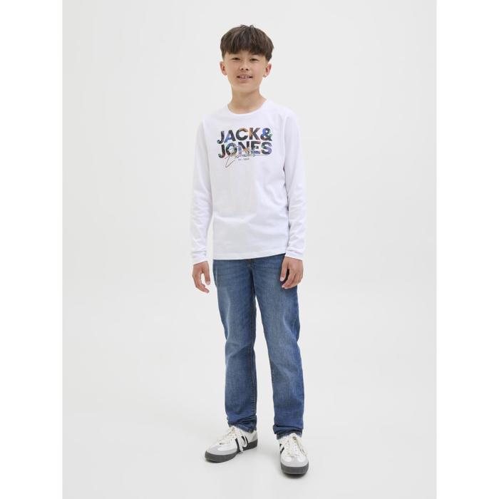 Παντελόνι τζιν αγόρι JACK & JONES-12284345-Blue Denim