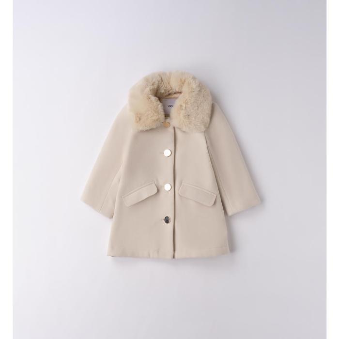 Παλτό μακρύ κορίτσι I DO-4.F273-0154-Cream