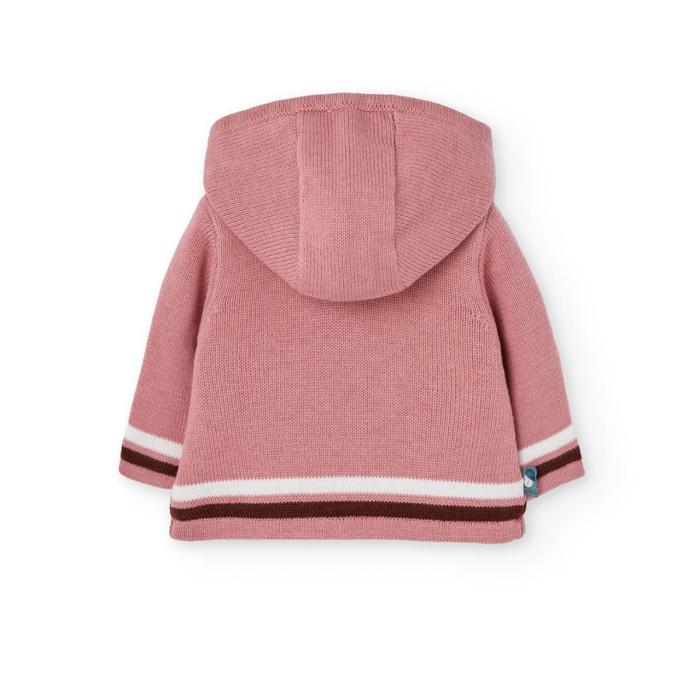 Ζακέτα μπεμπέ πλεκτή κορίτσι Boboli-142120-3919-Pink