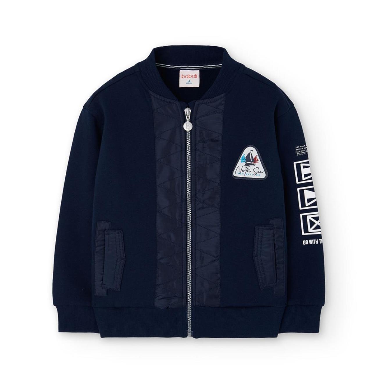 BOBOLI Ζακέτα φούτερ αγόρι Boboli-502120-2440-Navy