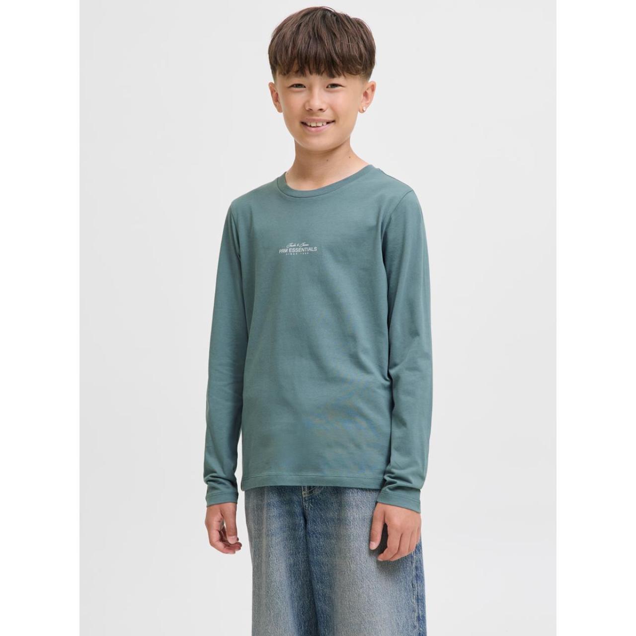 Μπλούζα μακό αγόρι JACK & JONES-12288454-Goblin Blue