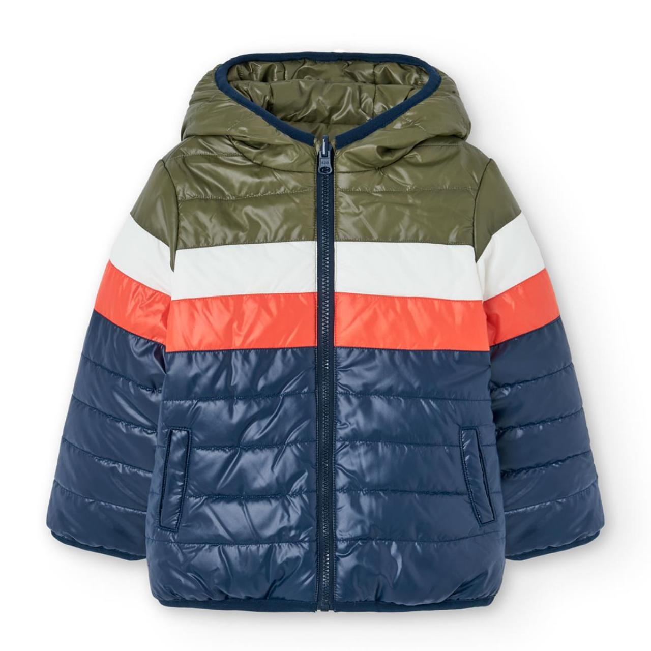 Μπουφάν διπλής όψης αγόρι Boboli-522144-2440-Navy φωτογραφία