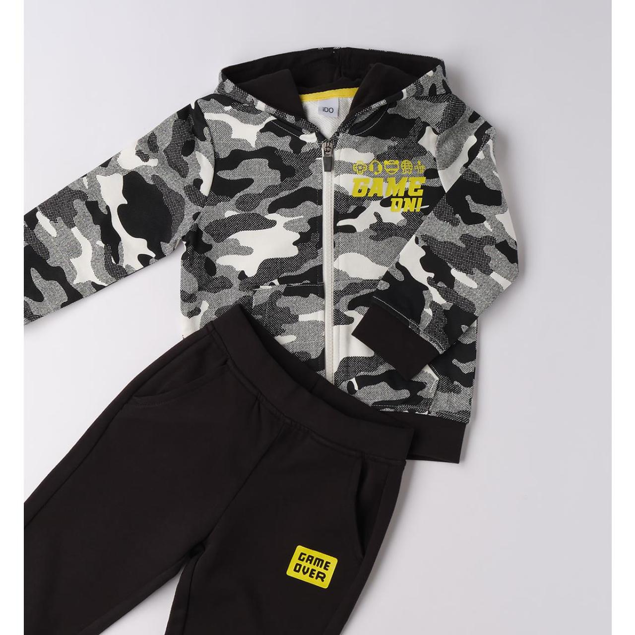 Σετ φόρμα φούτερ αγόρι i DO-4.F710-6BRM-Black