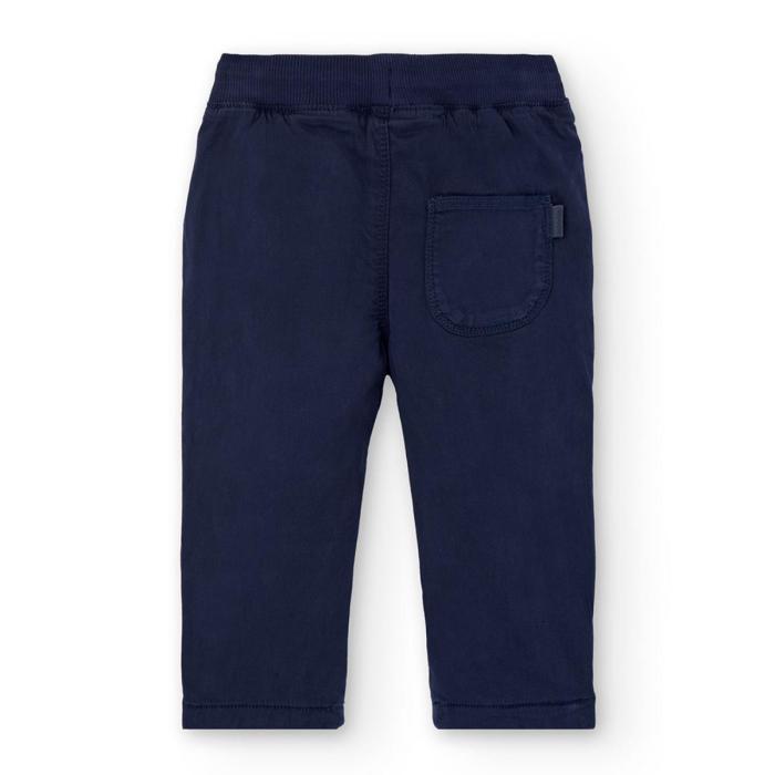 Παντελόνι υφασμάτινο αγόρι Boboli-392071-2440-Navy