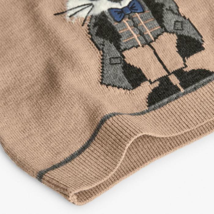 Μπλούζα πλεκτή αγόρι Boboli-712044-7443-Beige