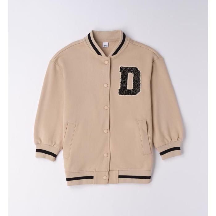 Σετ φούτερ 3 τεμ. με ζακέτα κορίτσι I DO-4.F563-0343-Beige