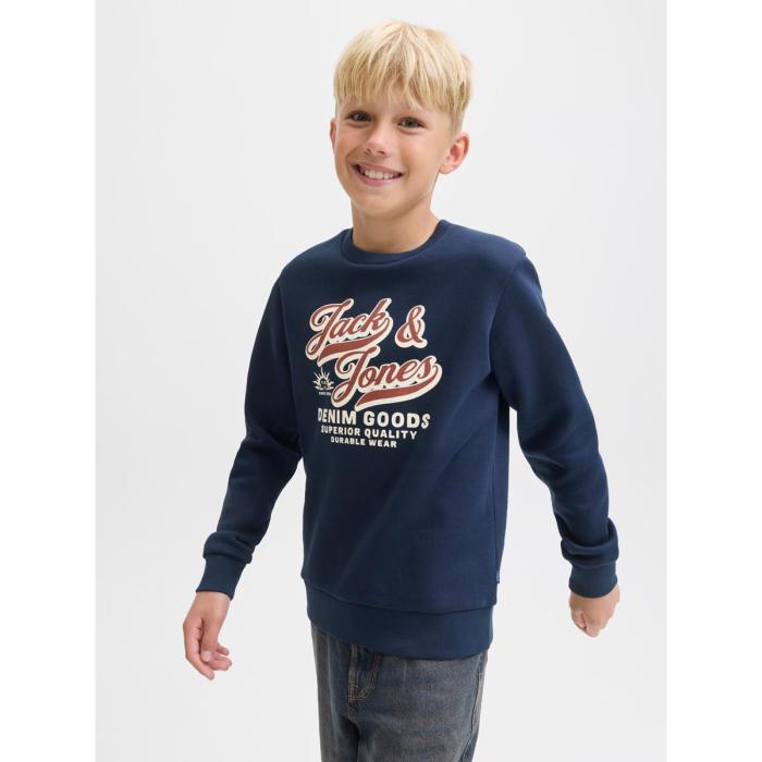 Μπλούζα φούτερ αγόρι Jack & Jones-12279795-Sky Captain