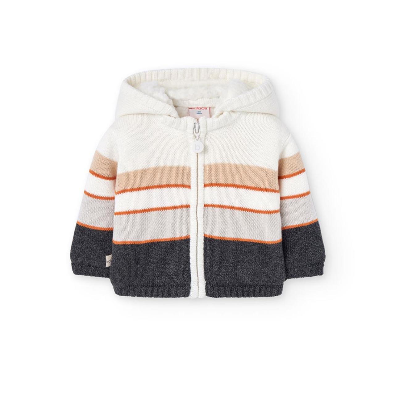 BOBOLI Ζακέτα μπεμπέ πλεκτή unisex Boboli-122106-1111-Ecru