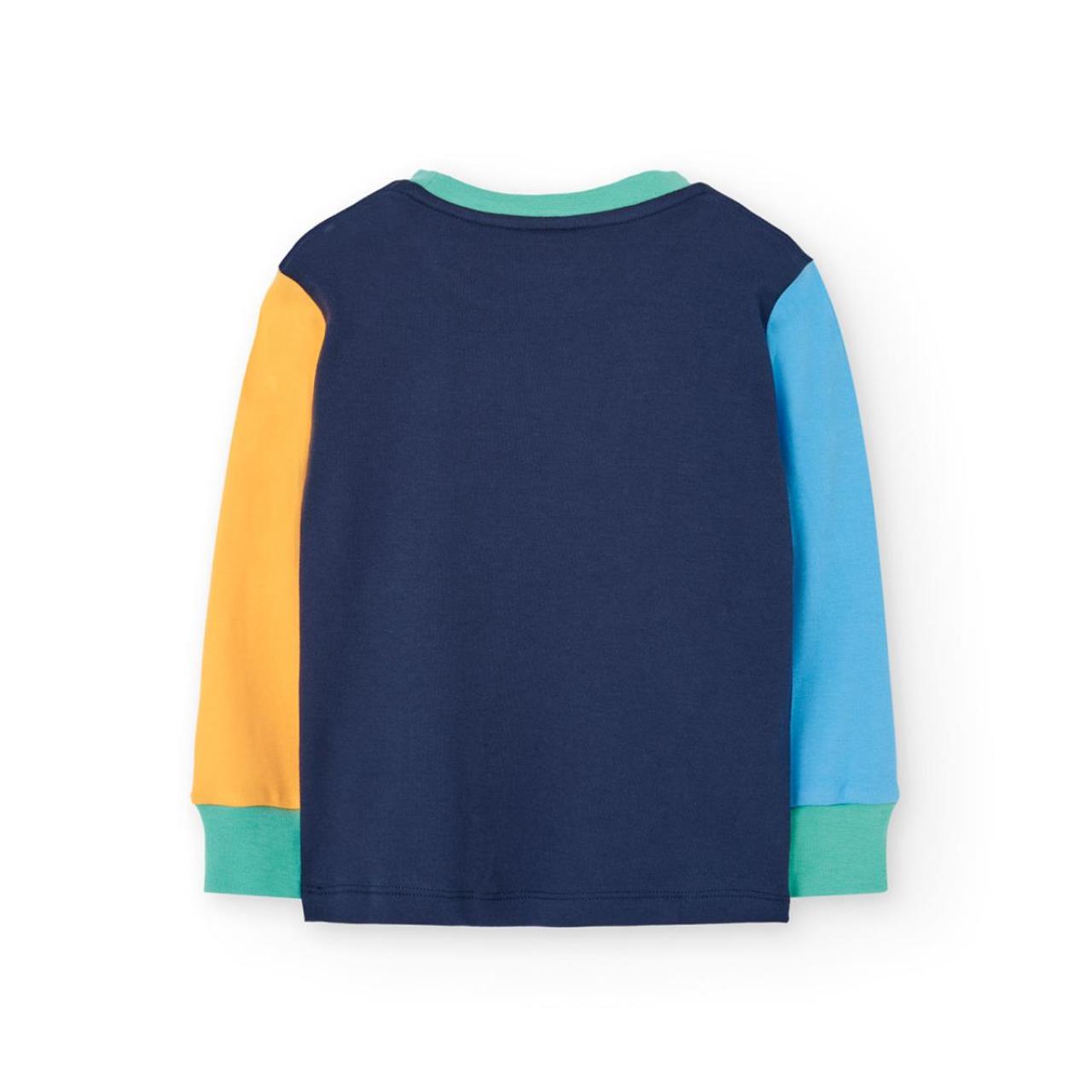 Πιτζάμα interlock αγόρι Boboli-932015-2622-Navy φωτογραφία