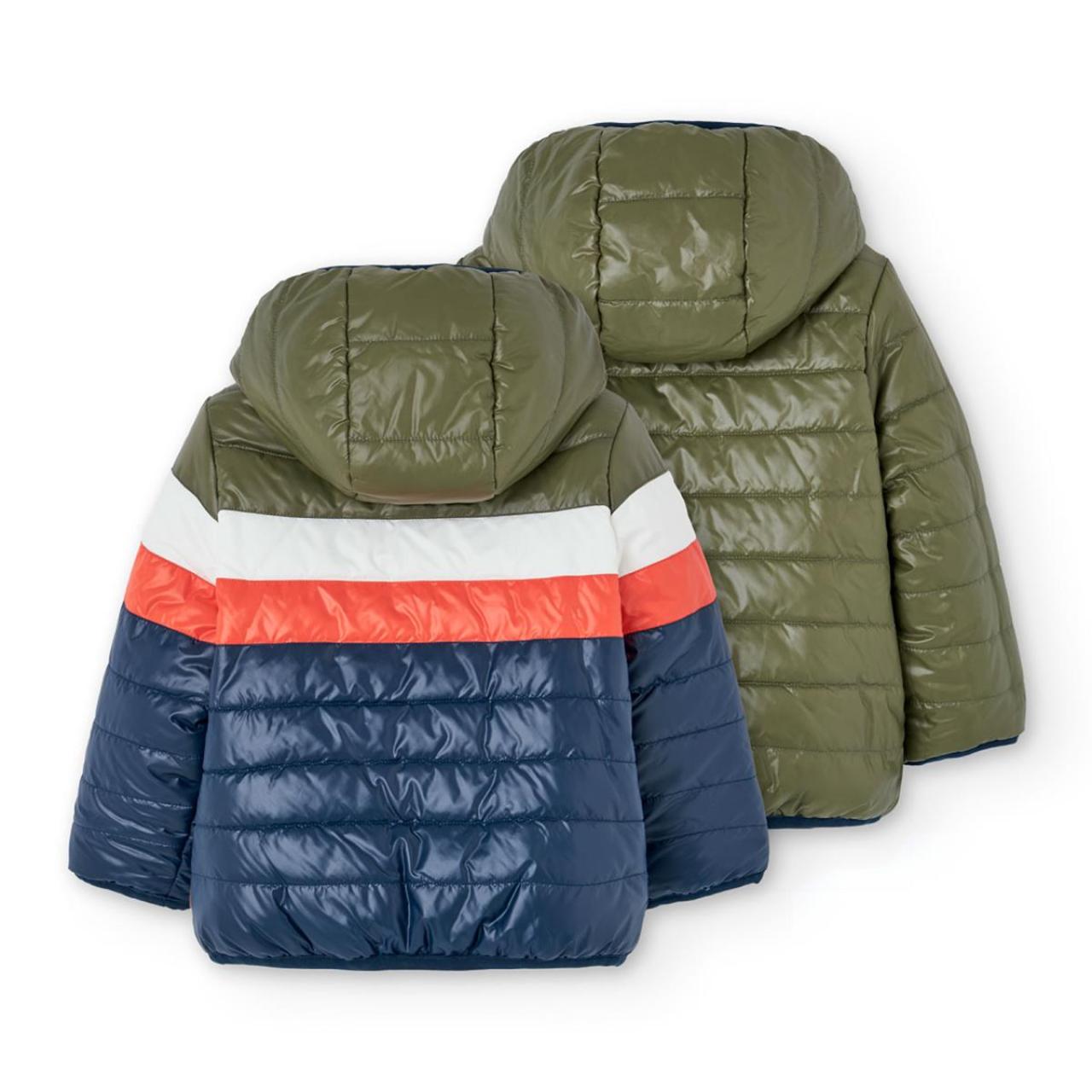 Μπουφάν διπλής όψης αγόρι Boboli-522144-2440-Navy φωτογραφία