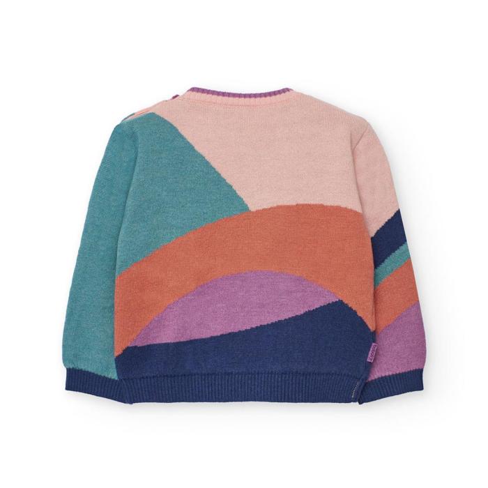Μπλούζα πλεκτή κορίτσι Boboli-222039-3915-Multicolor