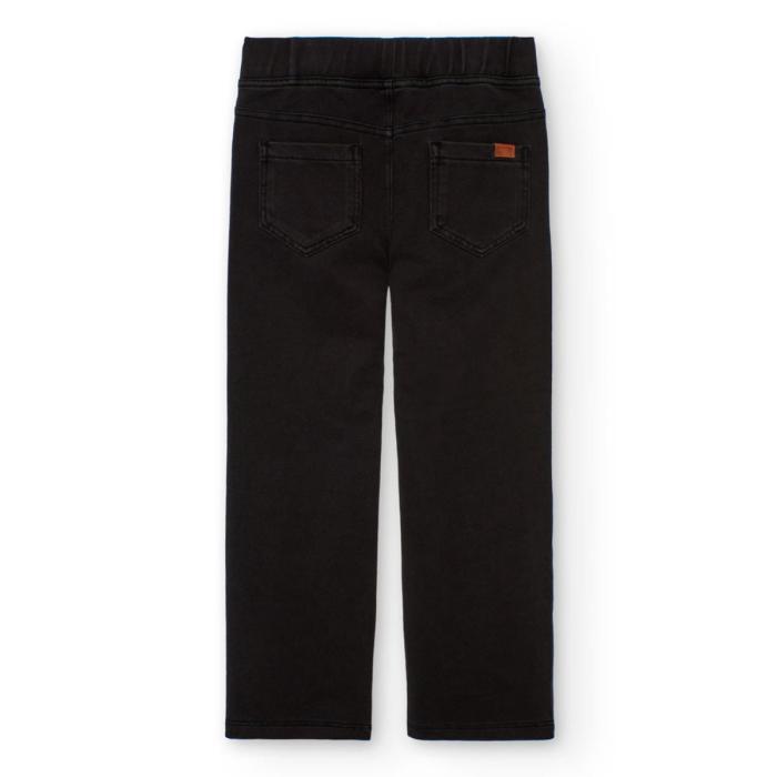 Παντελόνι υφασμάτινο κορίτσι Boboli-492005-890-Black