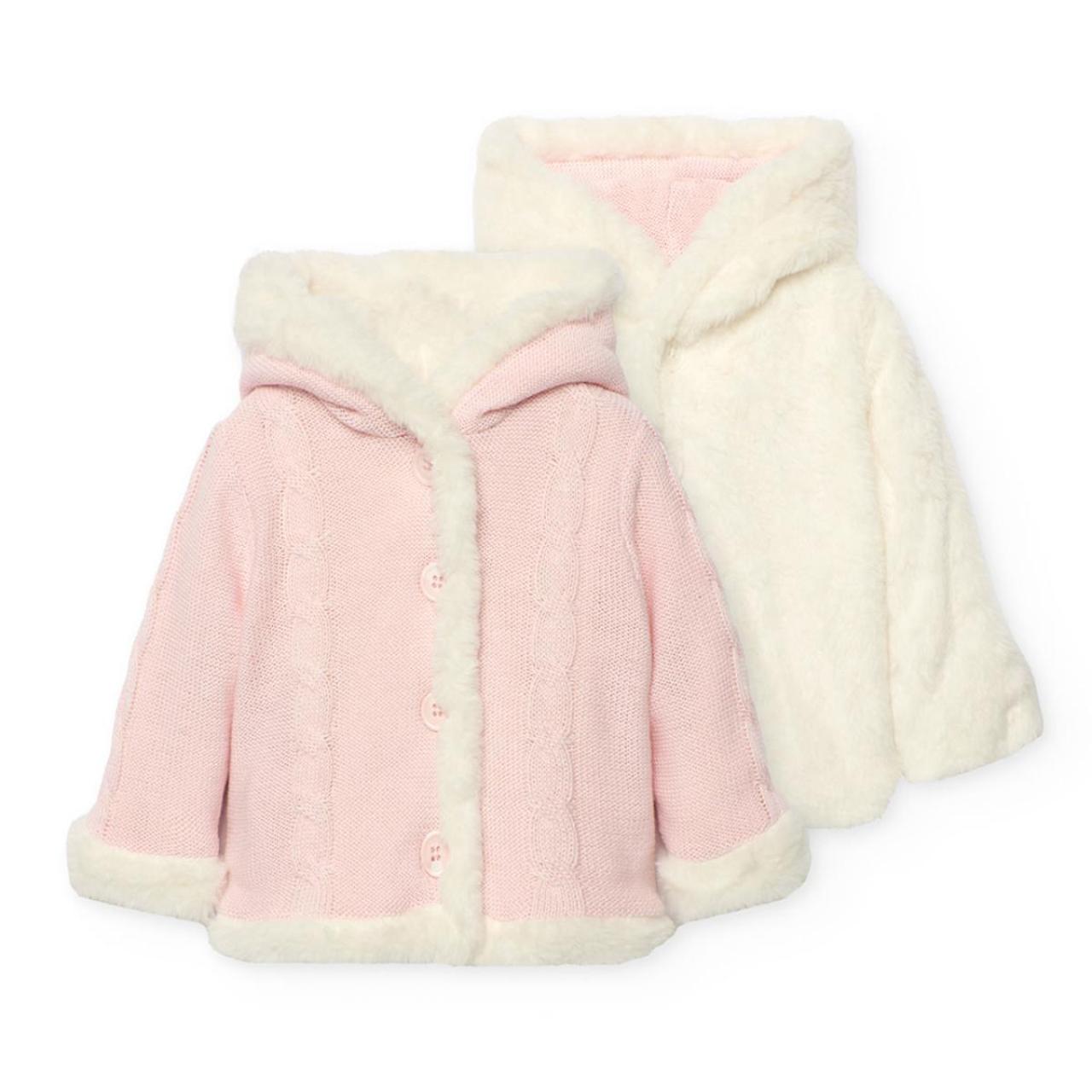 BOBOLI Ζακέτα μπεμπέ διπλής όψης κορίτσι Boboli-742092-3946-Pink