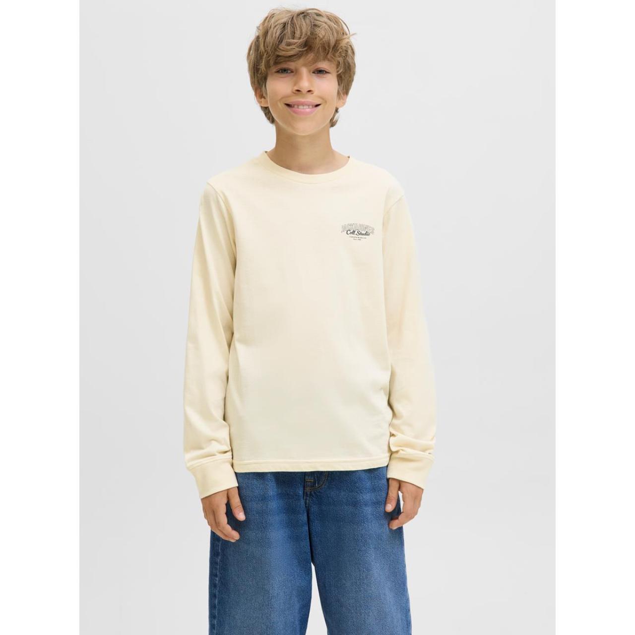 Μπλούζα μακό αγόρι JACK & JONES-12279650-Antique White