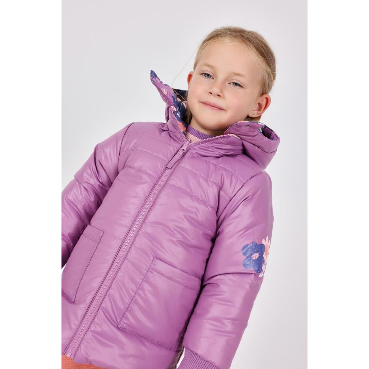 Μπουφάν διπλής όψης κορίτσι Boboli-222185-9753-Purple φωτογραφία