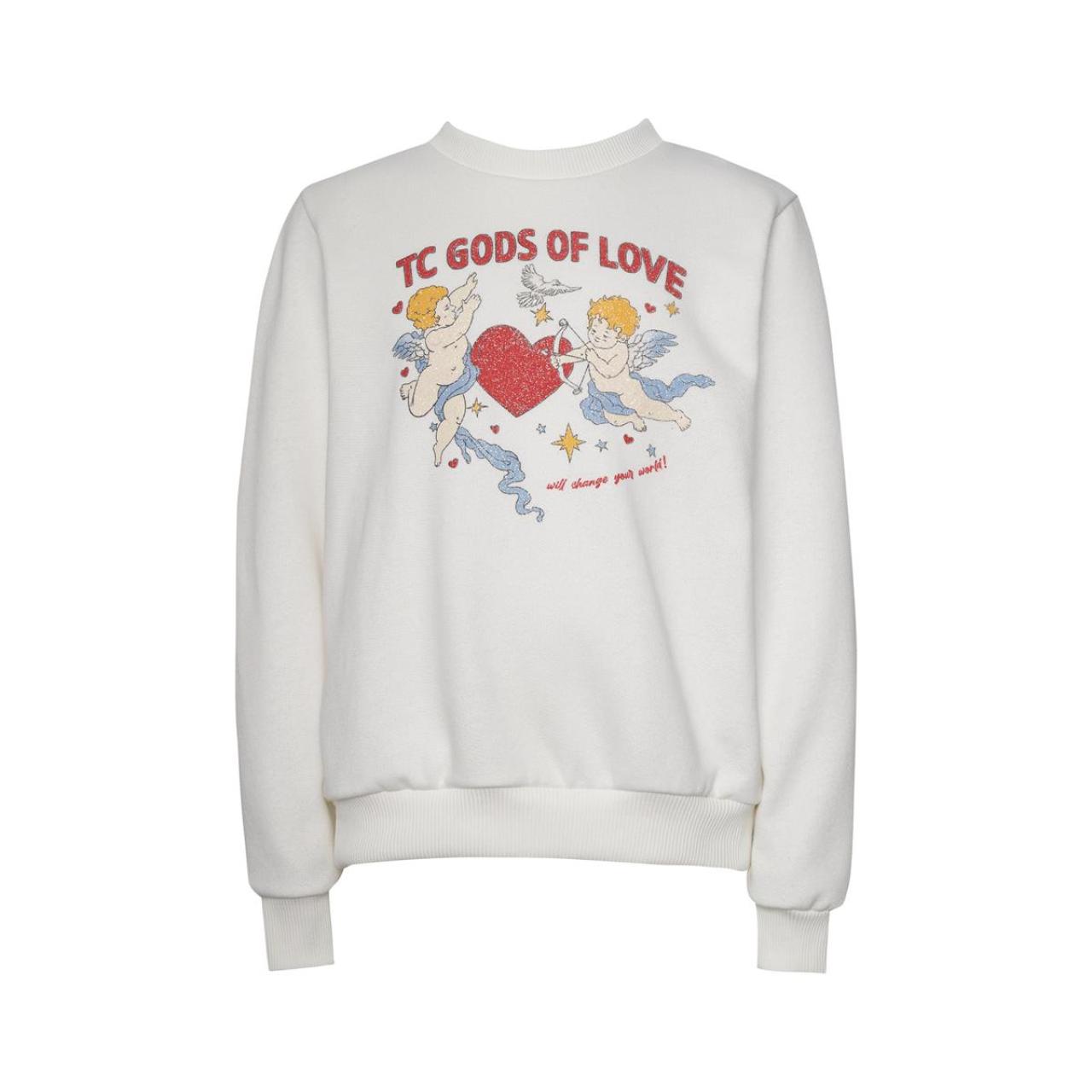 Σετ φούτερ κορίτσι two in a castle-T6606-White φωτογραφία