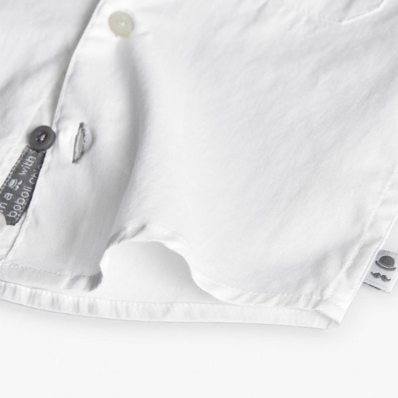 Πουκάμισο υφασμάτινο oxford αγόρι Boboli-712088-1100-White φωτογραφία