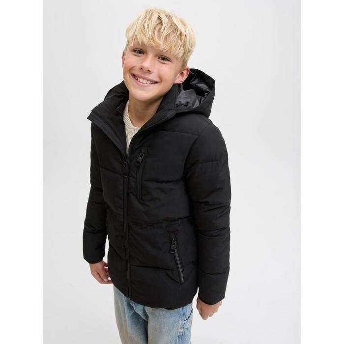 Μπουφάν puffer αγόρι JACK & JONES-12278853-Black