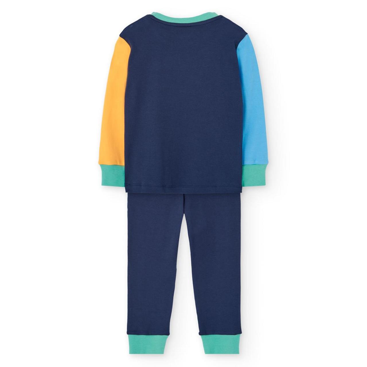 Πιτζάμα interlock αγόρι Boboli-932015-2622-Navy φωτογραφία