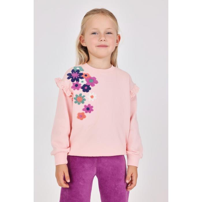 Μπλούζα φούτερ κορίτσι Boboli-222062-3915-Pink