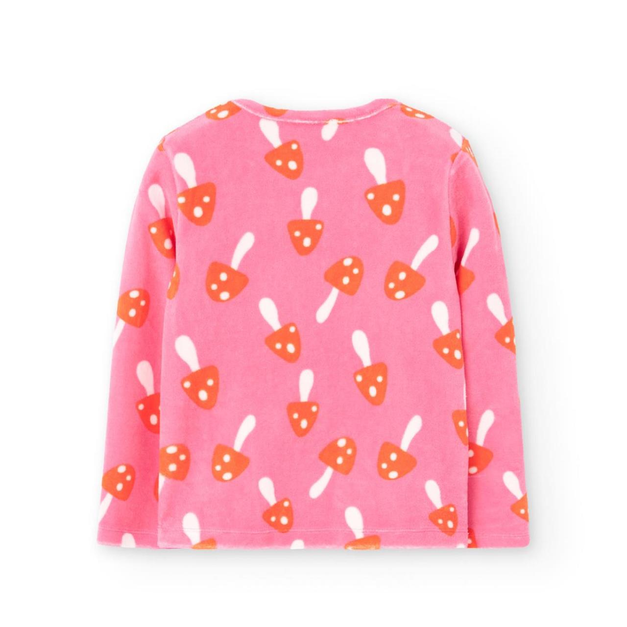 Πιτζάμα βελουτέ κορίτσι Boboli-922036-9669-Pink φωτογραφία