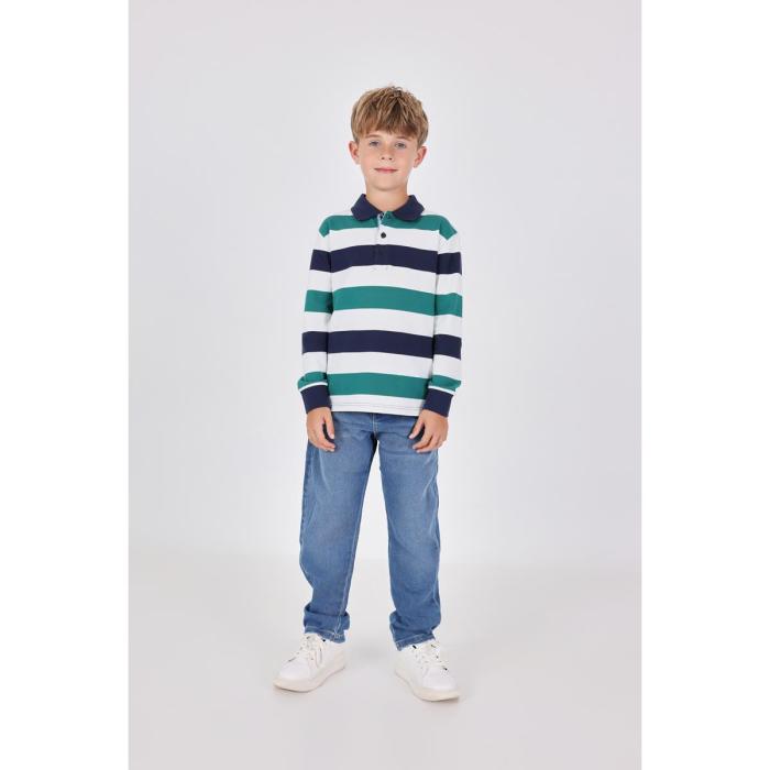 Μπλούζα πόλο πικέ αγόρι Boboli-502007-9710-Multicolor