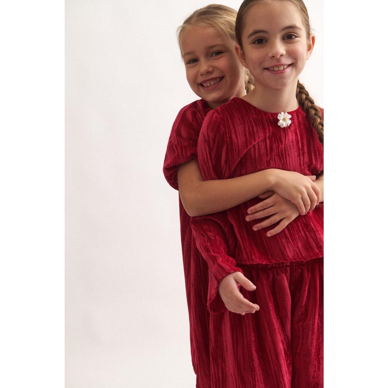 Σετ βελουτέ κορίτσι two in a castle-T6657-Fuchsia φωτογραφία