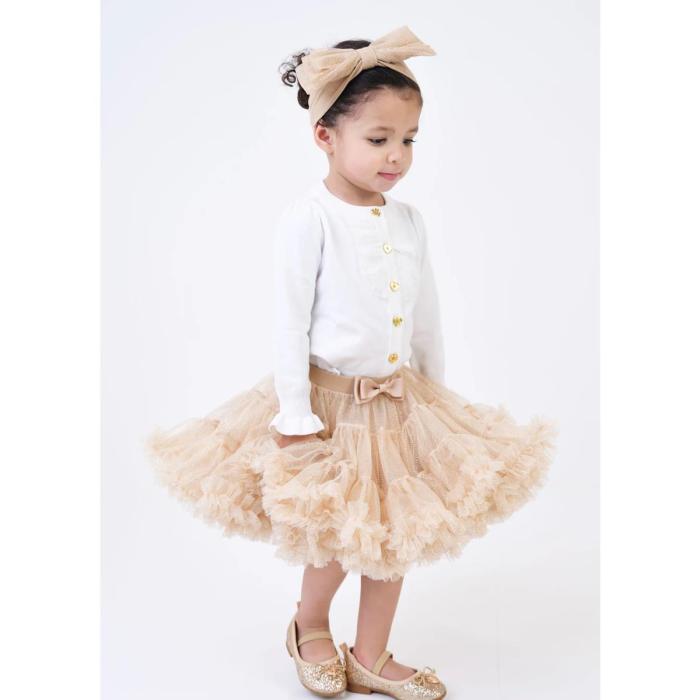 Φούστα tutu μπεμπέ κορίτσι Angel's Face-Kitty Baby Sparkle Tutu-Sand