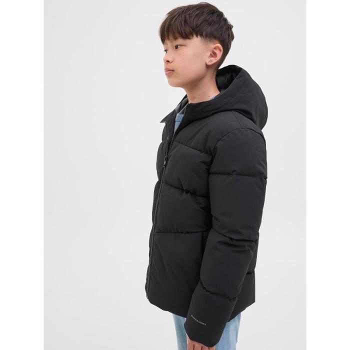 Μπουφάν puffer αγόρι JACK & JONES-12283847-Black