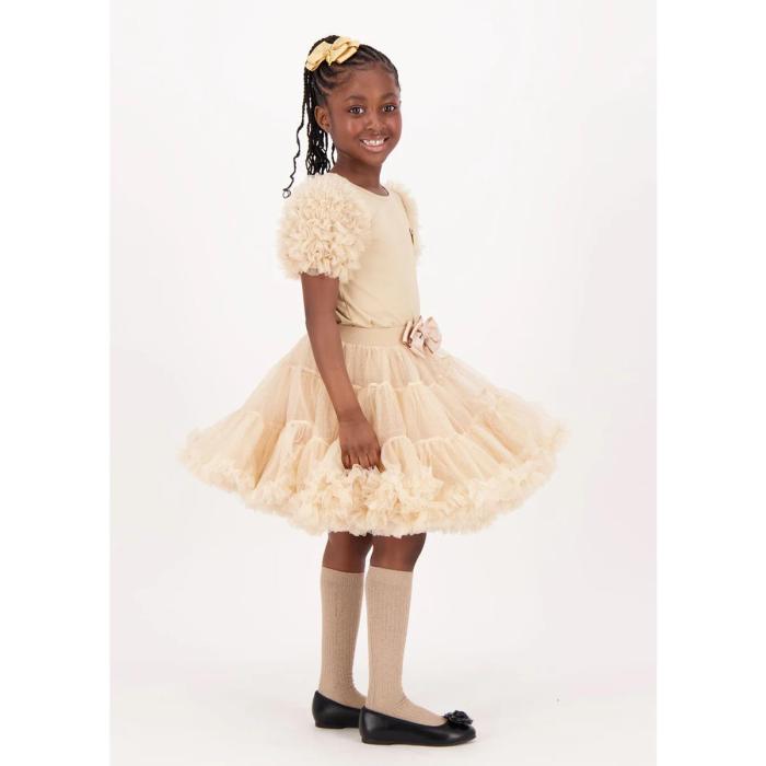 Φούστα tutu κορίτσι Angel's Face-Pixie Tutu Skirt-Sparkle Sand