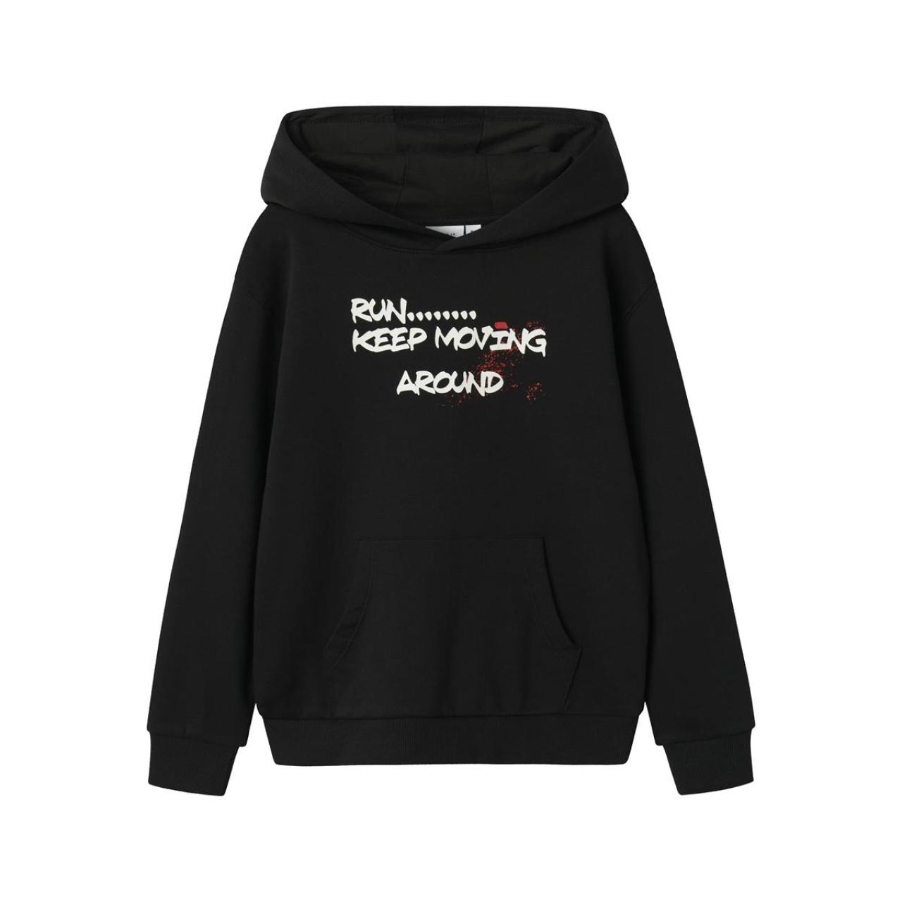 Μπλούζα φούτερ αγόρι name it-13246698-Black