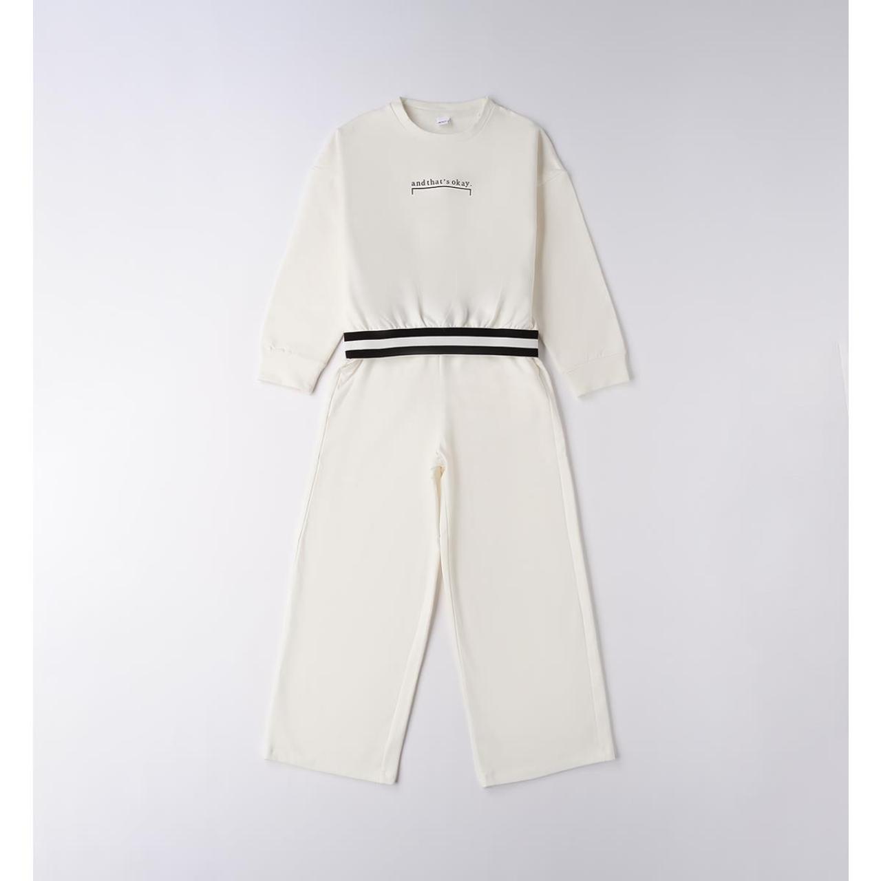 Σετ φούτερ κορίτσι I DO-4.F567-0112-White